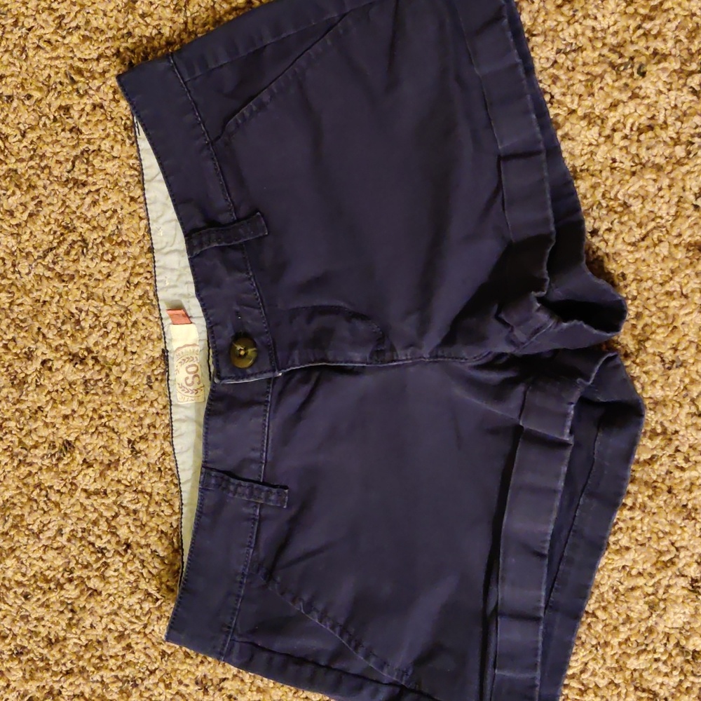 🔥Blue low rise shorts